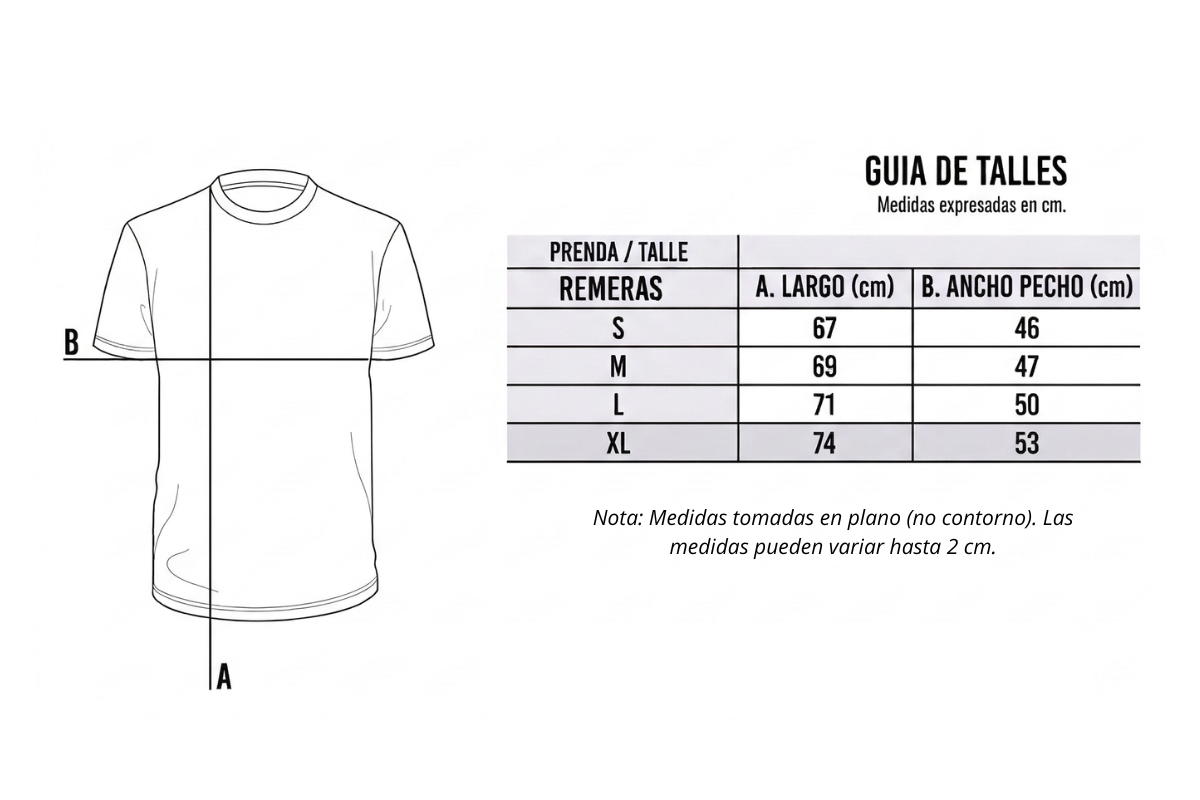 Gu&iacute;a de talles